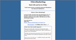 Desktop Screenshot of nitromarketing.im4newbies.com