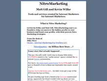 Tablet Screenshot of nitromarketing.im4newbies.com