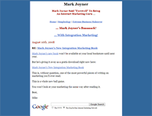 Tablet Screenshot of mark-joyner-farewell.im4newbies.com