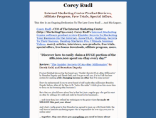 Tablet Screenshot of corey-rudl.im4newbies.com